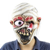 Halloween Horror Mask Scared Party Haunted Dress Tool Escape Bloody Scary Head Cover Makeup Event Festive Accessories Decor