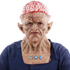 Halloween Horror Mask Scared Party Haunted Dress Tool Escape Bloody Scary Head Cover Makeup Event Festive Accessories Decor