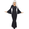 Halloween Horror Tight Plus Size Skeleton Leotard Ghost Party Performance Costume Cosplay Trumpet Sleeve Dress