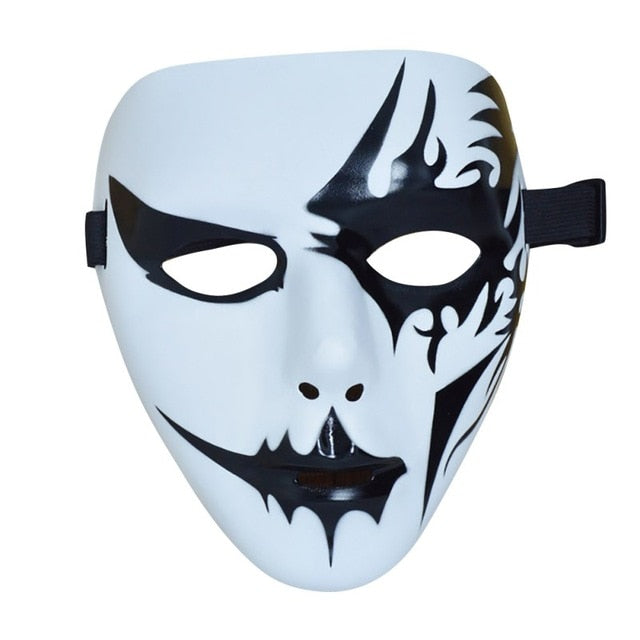 Halloween Mask Hand-painted Mask Full Face Masquerade Festival Ball Kabuki Masks Cosplay Costume Party Decoration