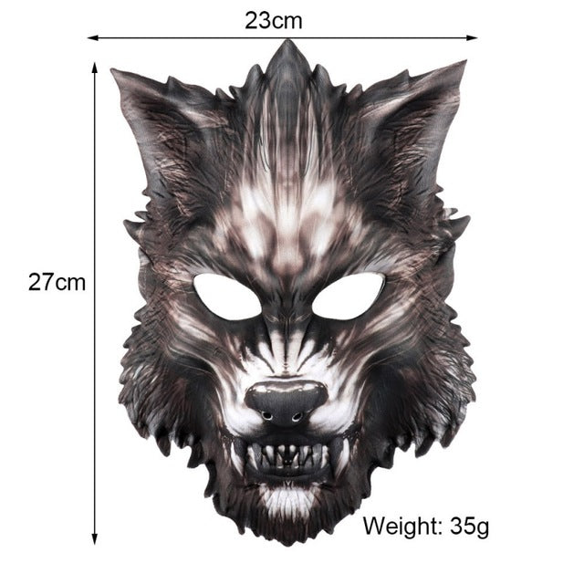 Halloween Mask Wolf Head Mask Adults Masquerade Party Cosplay Masks For Halloween Party Decor Accessories