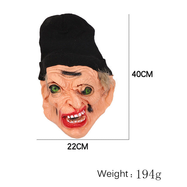 Halloween Masks Classic Horror Witch Mask For Adults Masquerade Dress Up Costume Props Halloween Decorations