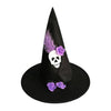 Halloween Masquerade Party Hat Performance Cosplay Cap Halloween Supplies Witch Decorative Cap Skeleton Spider Feather Costume