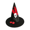 Halloween Masquerade Party Hat Performance Cosplay Cap Halloween Supplies Witch Decorative Cap Skeleton Spider Feather Costume