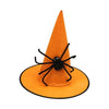 Halloween Masquerade Party Hat Performance Cosplay Cap Halloween Supplies Witch Decorative Cap Skeleton Spider Feather Costume
