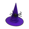Halloween Masquerade Party Hat Performance Cosplay Cap Halloween Supplies Witch Decorative Cap Skeleton Spider Feather Costume