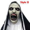 Halloween Nun Mask Scared Female Face Wig Celebrations Theme Party Cosplay Bar Performances Night Performances Carnival Personal