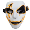 Halloween Panic Mask Night Atmosphere Decorative Full Face Mask Men Women Wear LED Light-emitting Ghoststep Mask Horror Decor