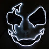 Halloween Panic Mask Night Atmosphere Decorative Full Face Mask Men Women Wear LED Light-emitting Ghoststep Mask Horror Decor