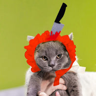 Halloween Party Pet Hat Creative Fun Headgear Hair Decoration Pet Party Accessory Kitchen Knife