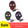 Halloween Party Skull LED Costume Mask Masque Masquerade Masks Neon Light Glow In The Dark Mascara Glowing Horror Mask