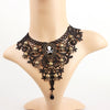 Halloween Pendant Choker Jewelry Accessories Lace Bat Necklace Retro Gothic Lolita for women girls gift
