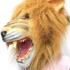 Halloween Props Masks Angry Lion Head Full Animal Latex Masquerade Masquerade Birthday Party Extravagant Adult Mask
