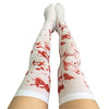 Halloween Sexy Fishnet Festival Nurse Stockings mascaras Women Cable Extra Long Boot Party Knee Socks Decoration Women Girl Prop