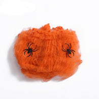 Halloween Spider Web Decoration Fake Spider Festival Horror Artificial For Haunted House Kids Toy Scary Prop Simulation Cobweb