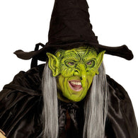 Halloween Terrible Witch Mask Carnival Festival Party 3D Soft Pu Foam Witcher Masquerade Green Goblin Mask Party Props