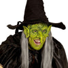 Halloween Terrible Witch Mask Carnival Festival Party 3D Soft Pu Foam Witcher Masquerade Green Goblin Mask Party Props