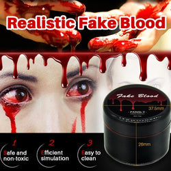 Halloween Terror Fake Joke Ultra-realistic Fake Blood Makeup Face Body Paint Wounds Simulation Props Festival Party Supplies