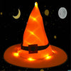 Halloween Witch Hat Caps LED Light Blinking Party Decoration Adult Womens Witch Hat For Halloween Costume Accessory Caps aug29