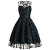 Halloween Women Vintage dress Large Size 2020 New Casual Sleeveless Sexy Lace Casual Evening Party Dress vestidos mujer