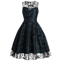 Halloween Women Vintage dress Large Size 2020 New Casual Sleeveless Sexy Lace Casual Evening Party Dress vestidos mujer