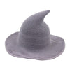 Hats For Party Kinitted-Wool Halloween Wizard Witch Hat Masquerade Cosplay Costume Halloween Hats Show Decoration 2019