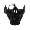 Holloween Mask TPU Half Mask Halloween Half Face Skull Protective Mask For Cycling CS Military Gaming Resistant