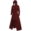 Hooded Dress 2019 Sexy Gothic Skull Print Women Plus Size Dress Fashion Vintage Long Sleeve Halloween Dresses Woman Party Night