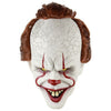Horror! Halloween Scary Clown Mask Long Hair Ghost Scary Mask Props Grudge Ghost Hedging Zombie Mask Realistic Latex Masks