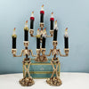Hot Halloween Three Candle Lights Horror Decorative Pumpkin Shantou Electronic Lights Bar Party Supplies