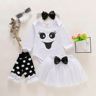 Infant Newborn Baby Boy Girl Halloween Costume Ghost Hooded Romper Jumpsuit Black Bebe Boys Girls Rompers Clothes Outfits