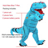 JYZCOS Adult Kid Inflatable Dinosaur Costume t-rex Costume Halloween Party Costumes for Women Men Jurassic World Cosplay Costume