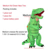 JYZCOS Adult Kid Inflatable Dinosaur Costume t-rex Costume Halloween Party Costumes for Women Men Jurassic World Cosplay Costume