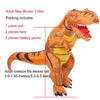 JYZCOS Adult Kid Inflatable Dinosaur Costume t-rex Costume Halloween Party Costumes for Women Men Jurassic World Cosplay Costume