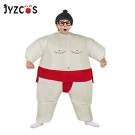 JYZCOS Halloween Purim Costume Inflatable Sumo Suit Sumo Wrestling Suit Kids Unisex Boys Girls Wrestler Fancy Dress Outfit