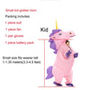 JYZCOS Inflatable Unicorn Costumes for Kids Adult Fancy Dress Ride Horse Suit Halloween Purim Carnival Party Boys Girls Outfit