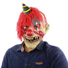 Joker Mask Movie Batman The Dark Knight Cosplay Horror Scary Clown Mask with Green Hair Wig Halloween Latex Mask Party Costume