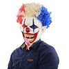Joker Mask Movie Batman The Dark Knight Cosplay Horror Scary Clown Mask with Green Hair Wig Halloween Latex Mask Party Costume
