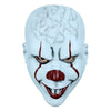 Joker Mask Movie Batman The Dark Knight Cosplay Horror Scary Clown Mask with Green Hair Wig Halloween Latex Mask Party Costume