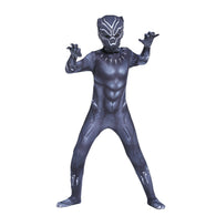 Kid Black Panther T'Challa Wakanda Cosplay Costume Halloween Zentai Bodysuit