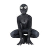Kid Black Spider-man Cosplay Costume Mask with Lens 3D Print Bodysuit Drop Shipping