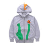 Kids Clothes Boys Girls Cartoon Embroidery Hooded Pullover Tops Clothes Coat Fortnight Costume Tracksuit Kids Meisjes Kleding