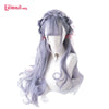 L-email Wig Halloween 70cm Long Curly Lolita Wigs Mixed Color Harajuku Cosplay Wig Heat Resistant Synthetic Hair Perucas