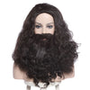 L-email wig Albus Dumbledore Cosplay Wigs Lucius Malfoy Rubeus Hagrid Bellatrix Lestrange Moive Halloween Wig Synthetic Hair