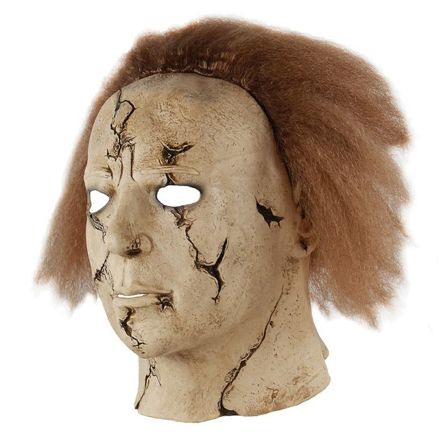 Latex Full Face Adult Mask Horror Sorcerer Clown Party Masks for Home Masquerade Halloween Party Escape Dress Up Party Mask