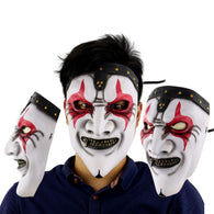 Latex Full Face Halloween Mask Scary Clown Big Mouth Red Hair Nose Cosplay Horror Masquerade Adult Ghost Festival Party Supplies