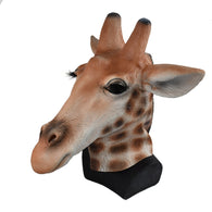 Latex Overhead Animal Realistic Woodland Giraffe Fancy Carnival Prop Party Mask