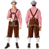 Men Set Oktoberfest Costume German Beer Bavarian Festival Party Halloween Costumes For Men Cosplay Plus Size 2xl