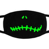Multi Use Luminous Accessories Mask For Adult Halloween Skull Masks Skeleton PM2.5 Dustproof Skull Half Face Mask