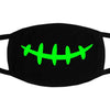 Multi Use Luminous Accessories Mask For Adult Halloween Skull Masks Skeleton PM2.5 Dustproof Skull Half Face Mask
